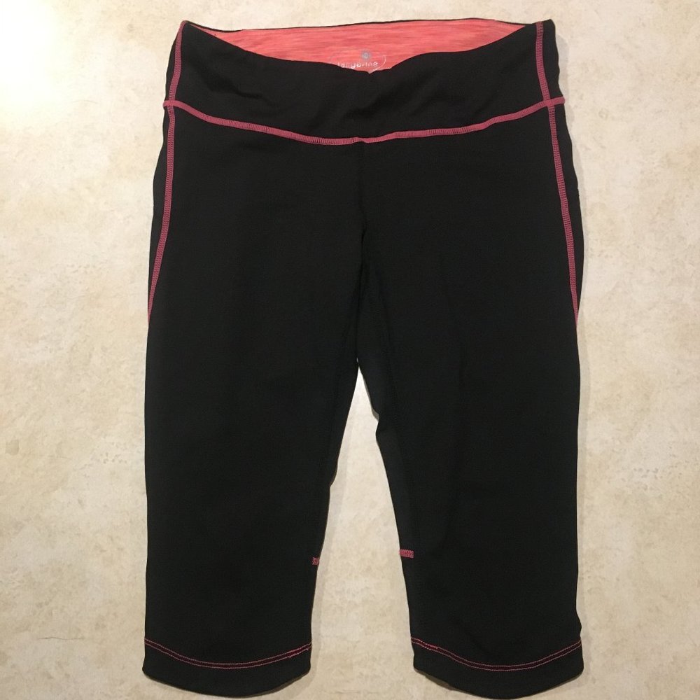 Tangerine Workout Capri Leggings